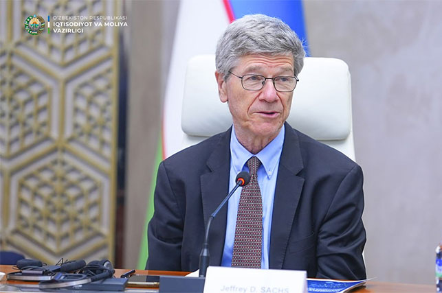 Jeffrey Sachs Participates in SDG Monitoring Seminar in Uzbekistan