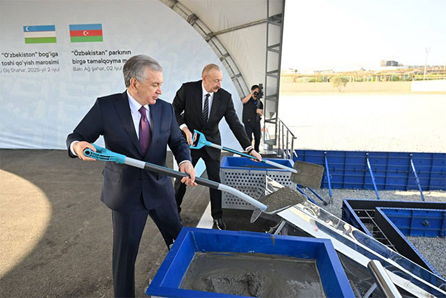 Leaders of Uzbekistan and Azerbaijan Summarize Fruitful Talks