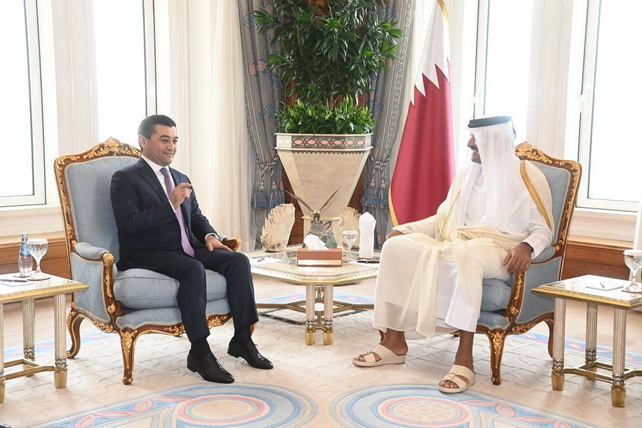Uzbek Foreign Minister Meets Emir of Qatar