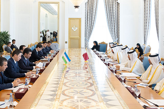 First Meeting of the Qatar–Uzbekistan Strategic Partnership Coordination Council Held in Doha