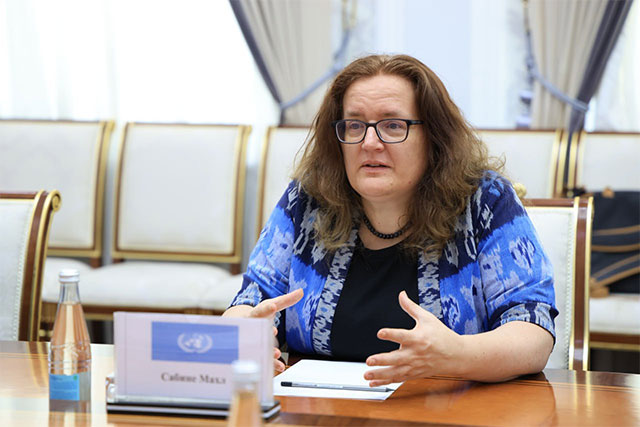 Delegation Led by UN Resident Coordinator in Uzbekistan Visits Ferghana Region