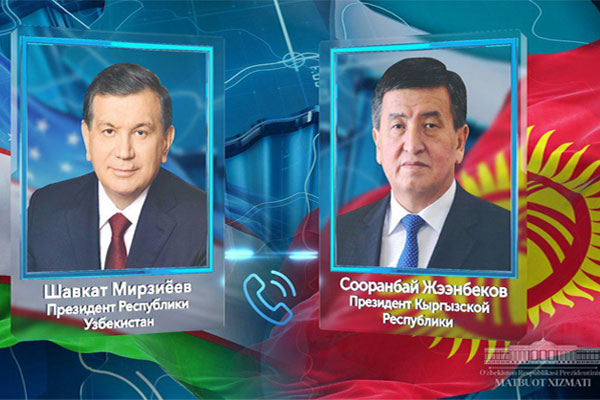 Ўзбекистон ва Қирғизистон Президентларининг телефон орқали мулоқоти тўғрисида