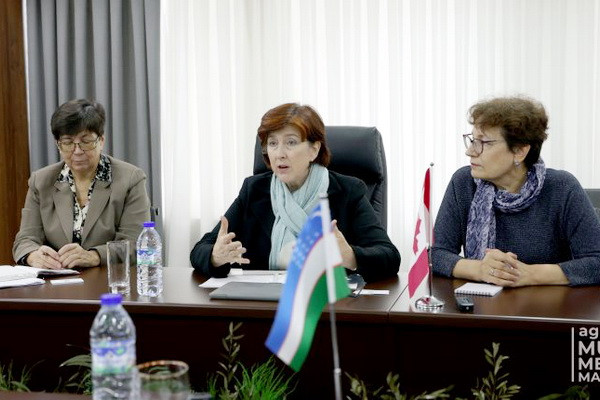 Aziz Voitov meets with the Ambassador of Canada to Uzbekistan
