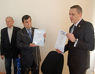Asl Oyna receives ISO 9001:2008 certificate