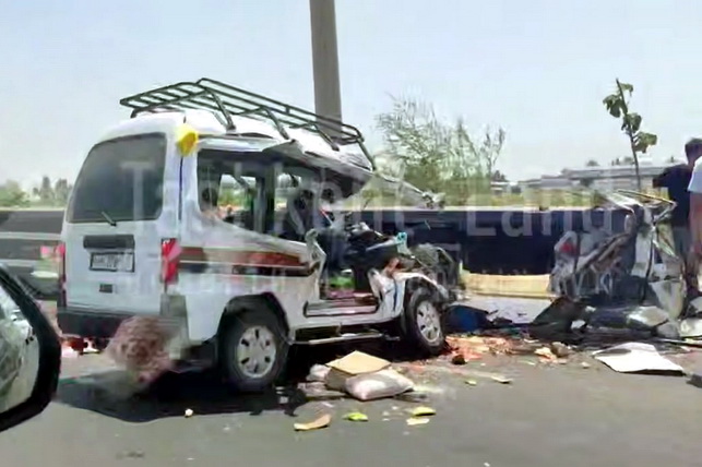 Traffic Accident Involving a Damas Vehicle Occurs in Yangihayot District
