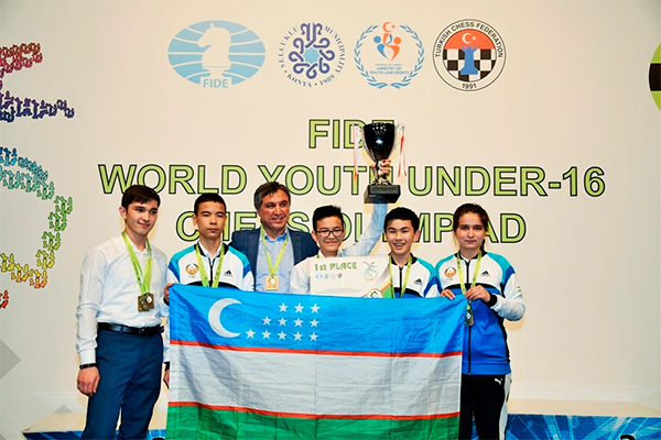 Uzbekistan wins World Junior U-16 Chess Olympiad