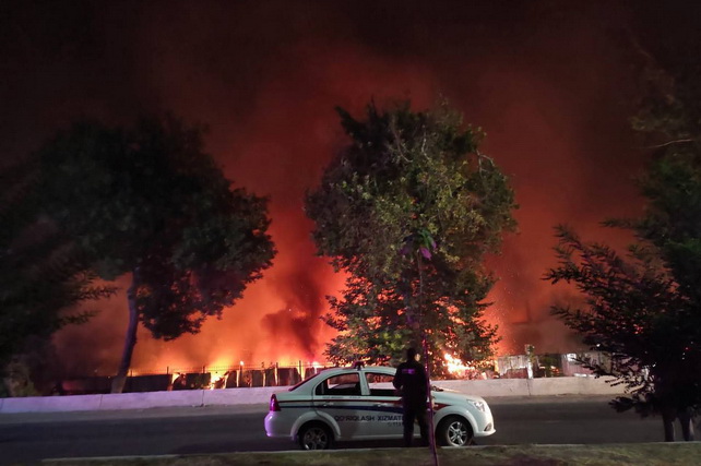 «Uch qahramon» bozoridagi yongin savdo maydonlarining 40 foizini yo‘q qildi