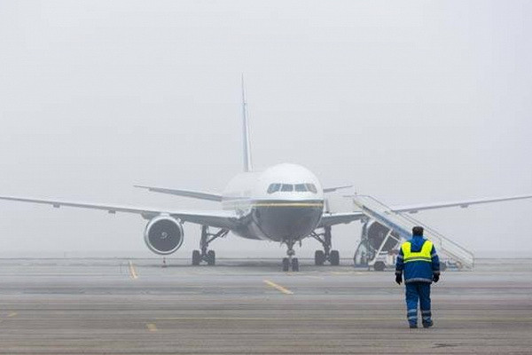 Fog limited the work of the Urgench International Airport