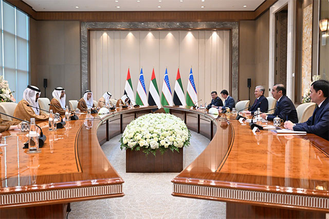 President of Uzbekistan Reviews Plans to Expand Investment Cooperation with the UAE