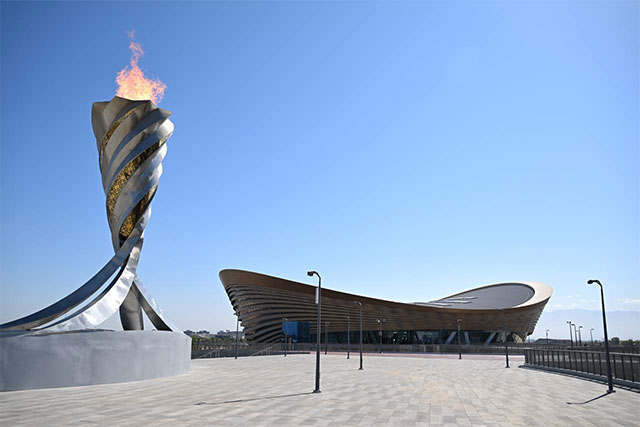 The construction of the Olympic Village has been completed
