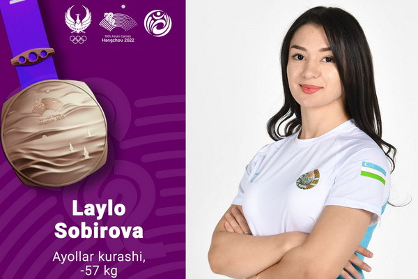 Hangzhou 2022: Lailo Sobirova is a prize-winner of the Asian Games!