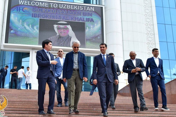AFC President arrives in Uzbekistan