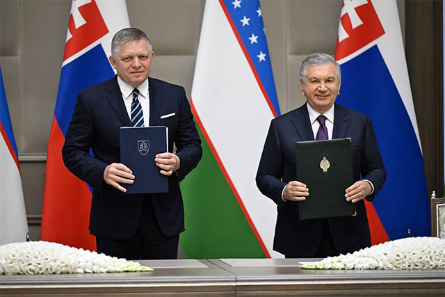 Uzbekistan and Slovakia Sign Declaration on Strategic Partnership and Several Bilateral Agreements