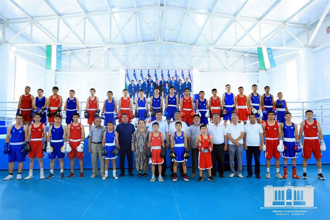 В Гулистане открыт современный комплекс бокса