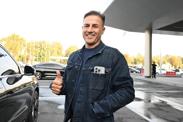 Fabio Cannavaro Arrives in Tashkent