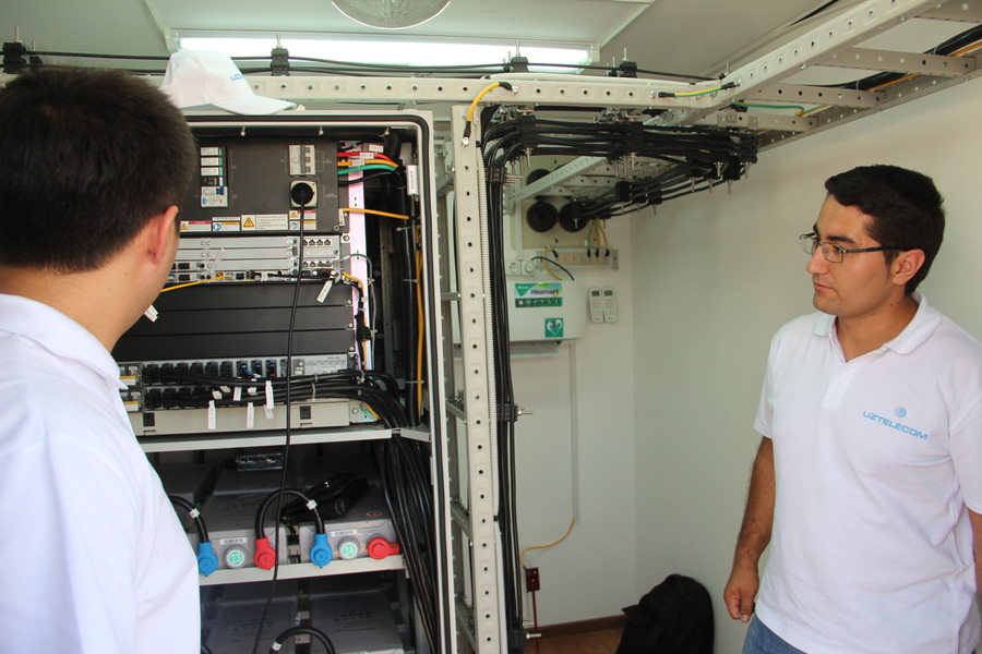 New base stations using 3G/4G and Qcell technologies installed at Navoi airport