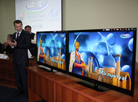 Uzbekistan launches terrestrial TV-channel on HD quality