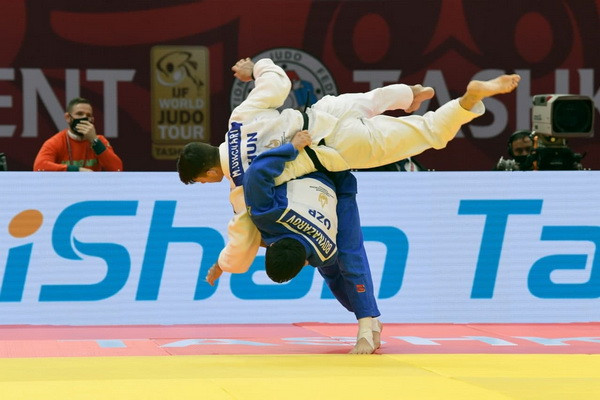 Uzbek athletes start successfully in the Tashkent Grand Slam
