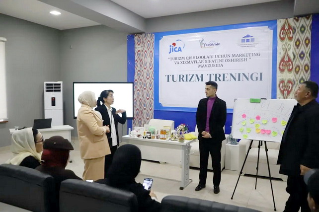 Farg‘onada turizm qishloqlari uchun marketing va xizmatlar sifatini oshirishga qaratilgan seminar-trening