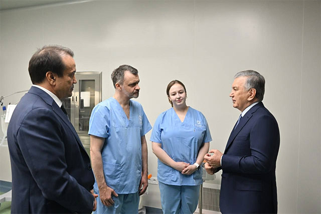 President Visits High-Tech Cardiology Center in Shakhrisabz