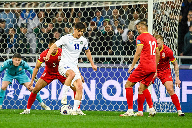 Uzbekistan moves closer to historic World Cup debut with victory over Kyrgyzstan