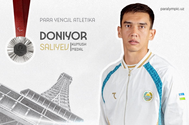 Donyor Saliev is silver medalist at the Paralympic Games