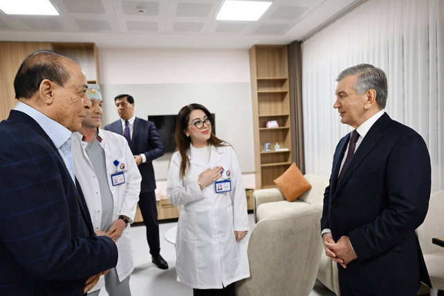 President Visits a Modern Clinic in Almazar District
