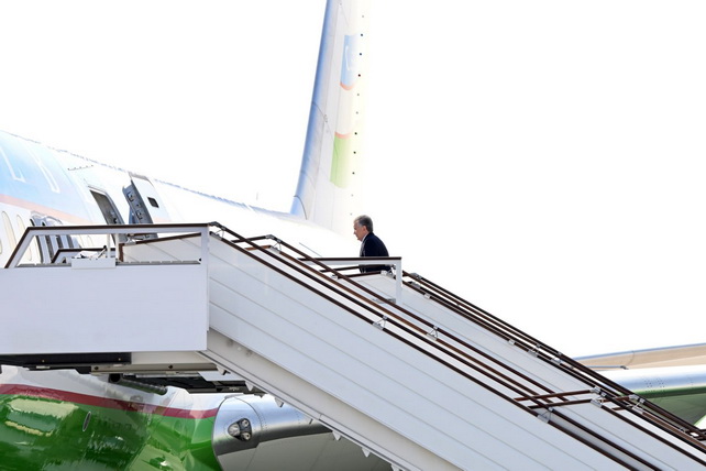 President of Uzbekistan Departs for Official Visit to Brussels