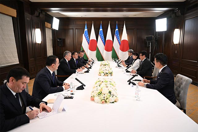 President of Uzbekistan Meets Sojitz Executives to Discuss New Investment Projects