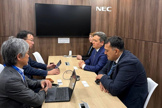 “NEC” korporatsiyasi vitse-prezidenti bilan telekommunikatsiya yo‘nalishida istiqbolli loyihalar muhokama qilindi