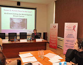Susan G. Komen for the Cure envoy holds training in Tashkent