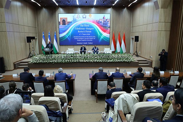 Samarqandda Oʻzbekiston va Vengriya oʻrtasida taʼlim va fan sohasidagi hamkorlikni kengaytirish masalalari muhokama qilindi