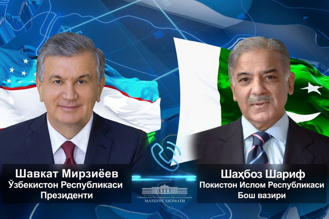 Leaders of Uzbekistan and Pakistan discuss development of cooperation
