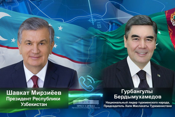 Ўзбекистон Президенти ва Туркман халқининг миллий етакчиси икки томонлама муносабатлар жадал ривожланаётганидан мамнунлигини билдирдилар