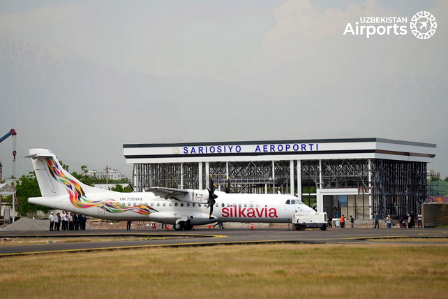 Sariosiyo aeroporti ilk texnik reysni qabul qildi
