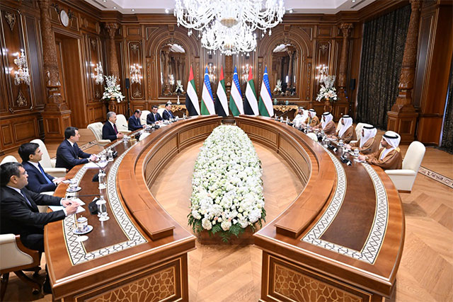 Shavkat Mirziyoyev meets with UAE selegation