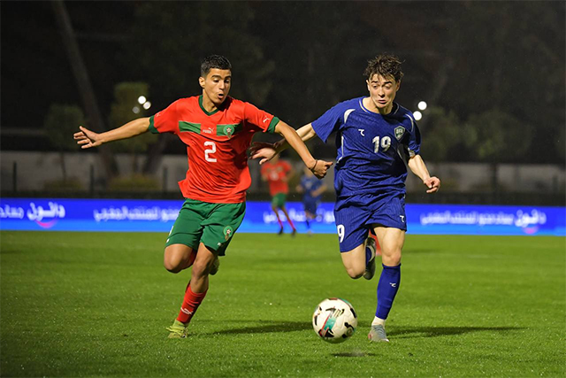 Uzbekistan U-17 Draws 2-2 with Morocco in Friendly Match