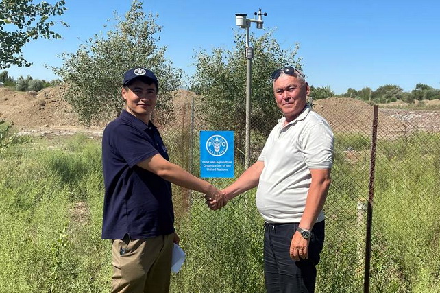 FAO Installs Six Advanced Meteorological Stations in Karakalpakstan to Address Environmental Problems