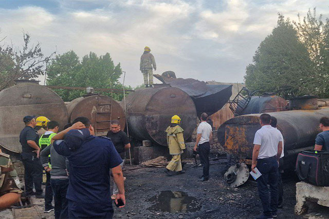 Explosion at gas station in Samarkand region: Two people killed