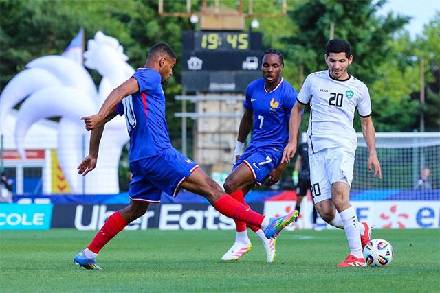France defeated Uzbekistan U-23 in a friendly match