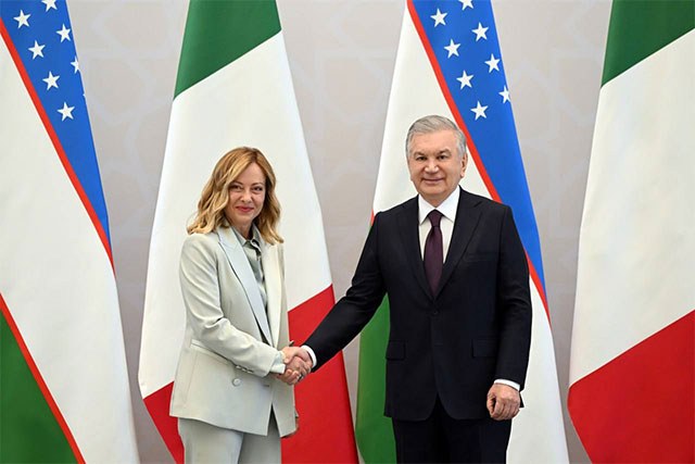 Shavkat Mirziyoyev and Giorgia Meloni discuss expansion of Uzbekistan–Italy cooperation