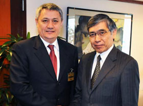 ADB President, Uzbekistan first deputy prime minister meet to discuss 43rd Annual Meeting