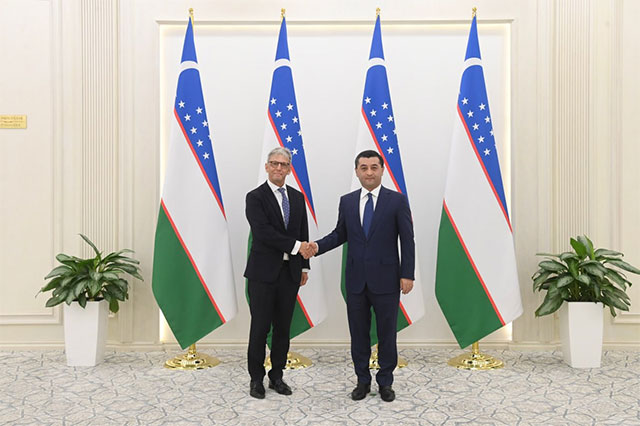 O‘zbekiston TIV rahbari Daniya elchisining ishonch yorliqlarini qabul qildi