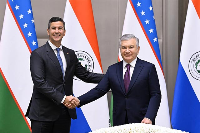Presidents of Uzbekistan and Paraguay Sign Joint Statement