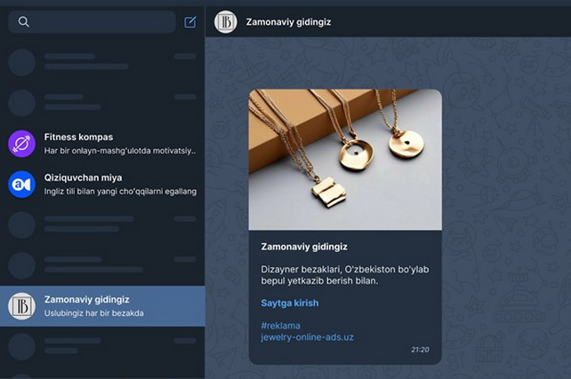 Yandex Ads бизнесни танитиш ва Telegram-каналлар муаллифлари даромадини оширишга ёрдам  беради