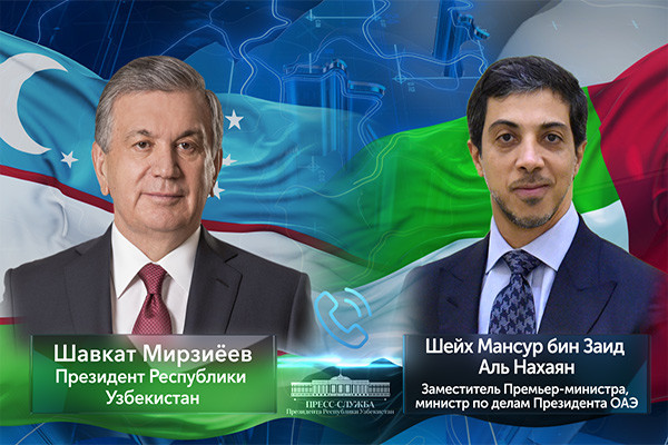 Uzbek President and UAE Vice President Discuss Strengthening Strategic Partnership