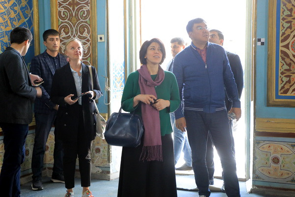 The head of the UNESCO office in Uzbekistan inspected cultural heritage sites in Bukhara