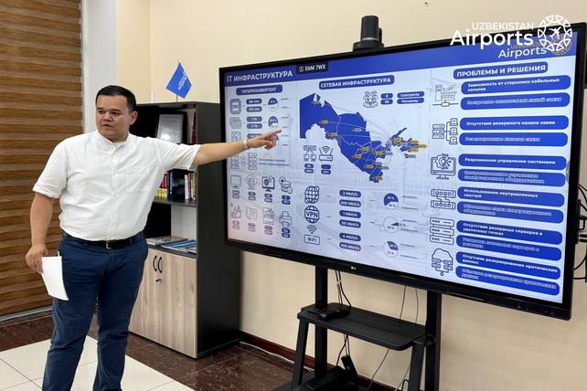 Toshkentda aviatsiya sohasini raqamlashtirish istiqbollari muhokama qilindi: Uzbekistan Airports va OTB maslahatchisining uchrashuvi