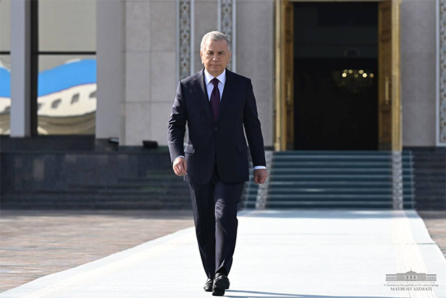 President of Uzbekistan arrives in Samarkand