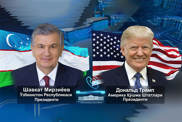 Mirziyoyev and Trump Hold Phone Talks on Trade, Security, and Investment